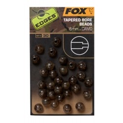 Fox - Edges Camo Tapered Bore Bead 6mm 30sztuk - koraliki